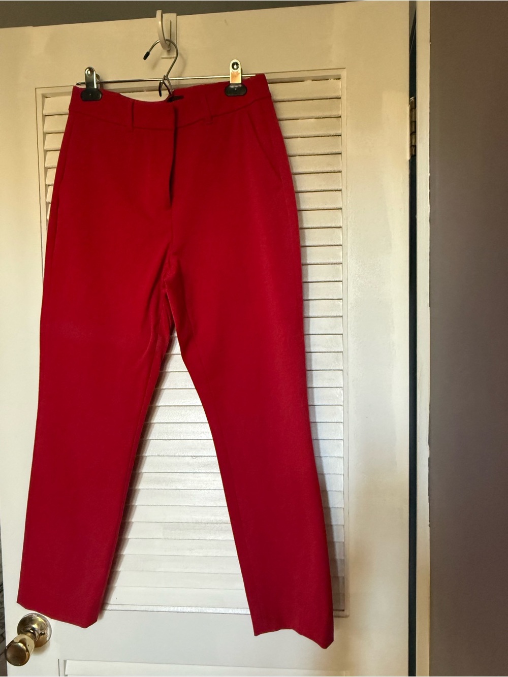 Woman’s Red Dress Pants